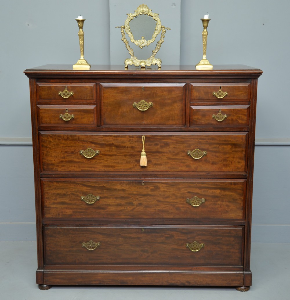 Edwardian James Shoolbred Mahogany Chest Of Drawers  View XIV