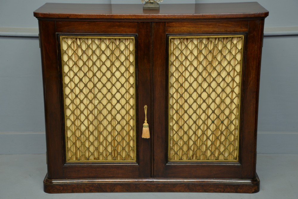 Small Regency Mahogany Side Cabinet View II