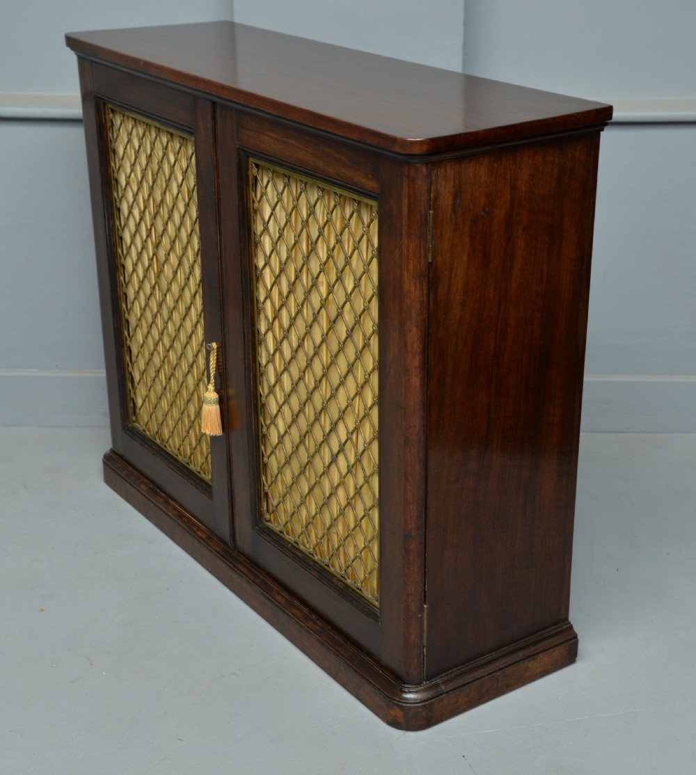 Small Regency Mahogany Side Cabinet View VIII