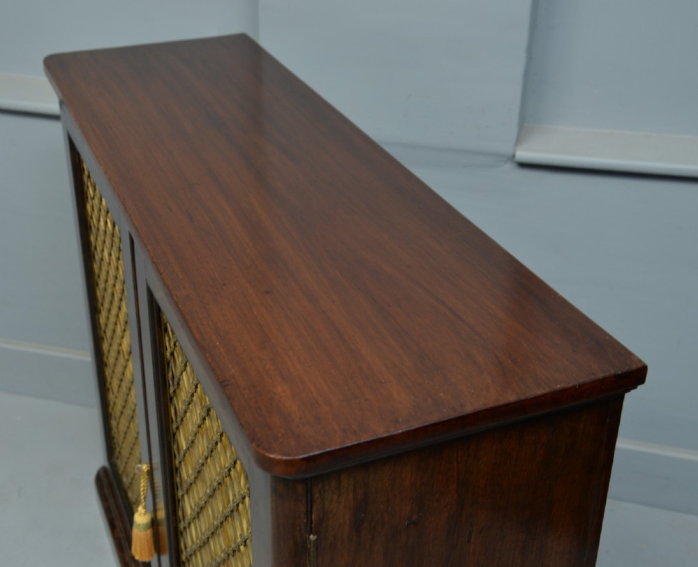 Small Regency Mahogany Side Cabinet View IX