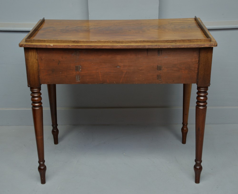 Pretty Regency Mahogany Writing Table View IX