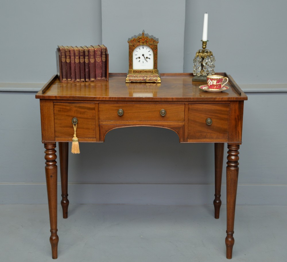 Pretty Regency Mahogany Writing Table View X