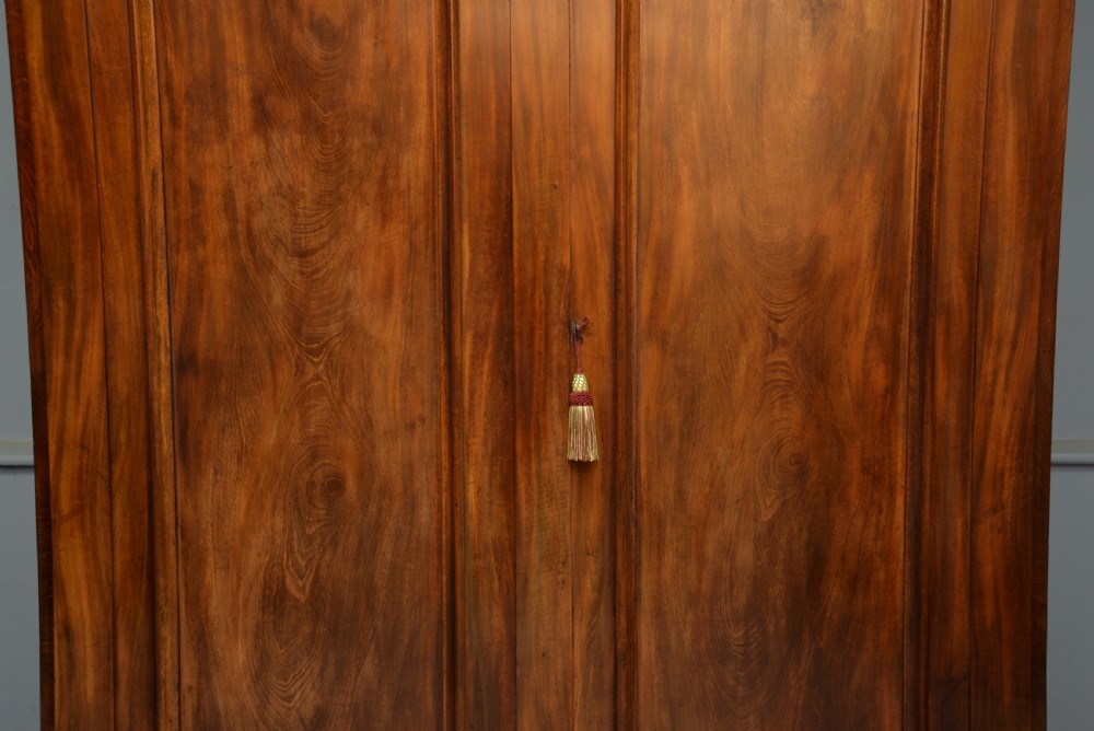Early Victorian Mahogany Wardrobe View IV