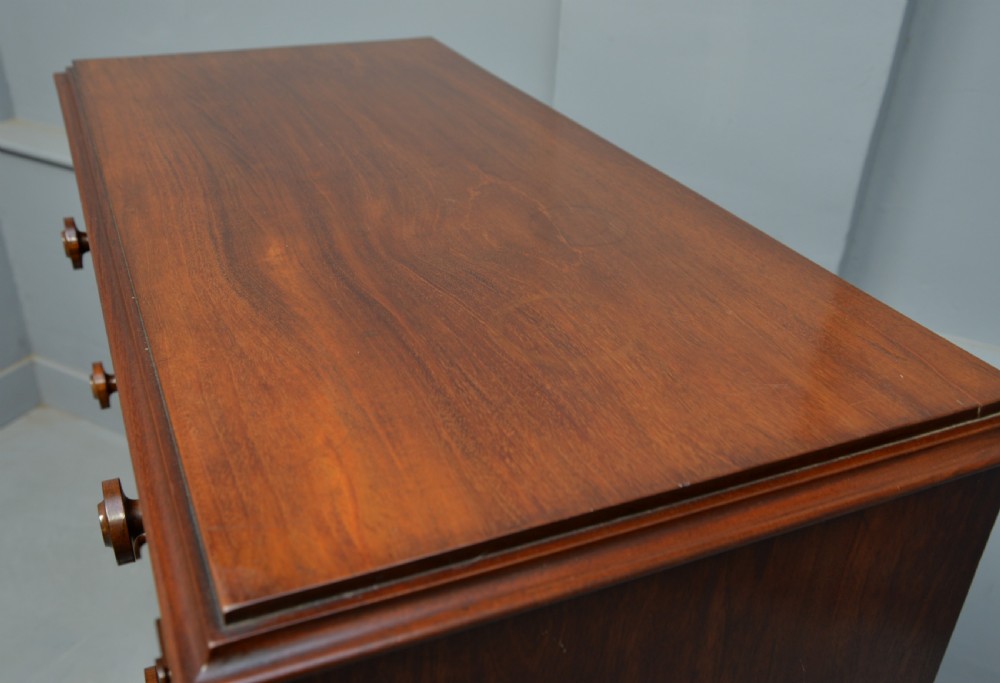 Victorian Flame Figured Mahogany Chest Of Drawers View VII
