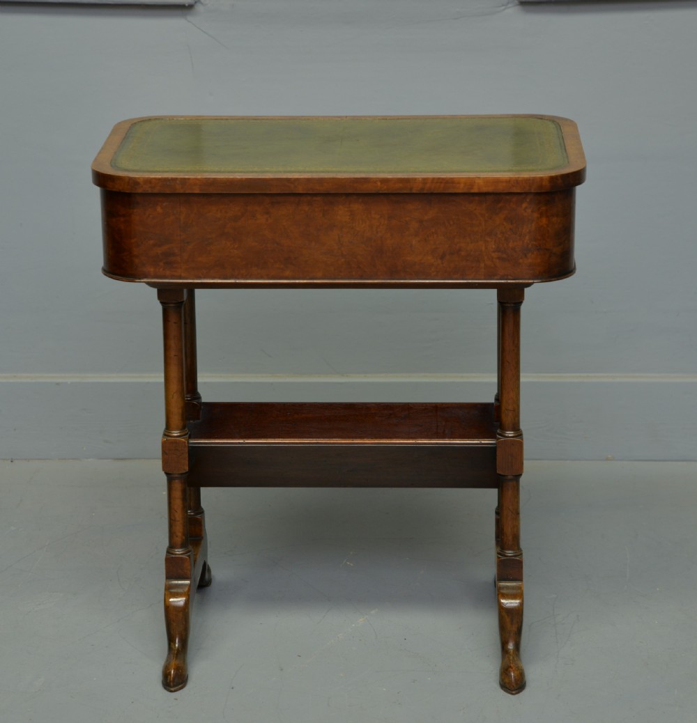 Victorian Burr-Walnut Side Table Book-Stand View V