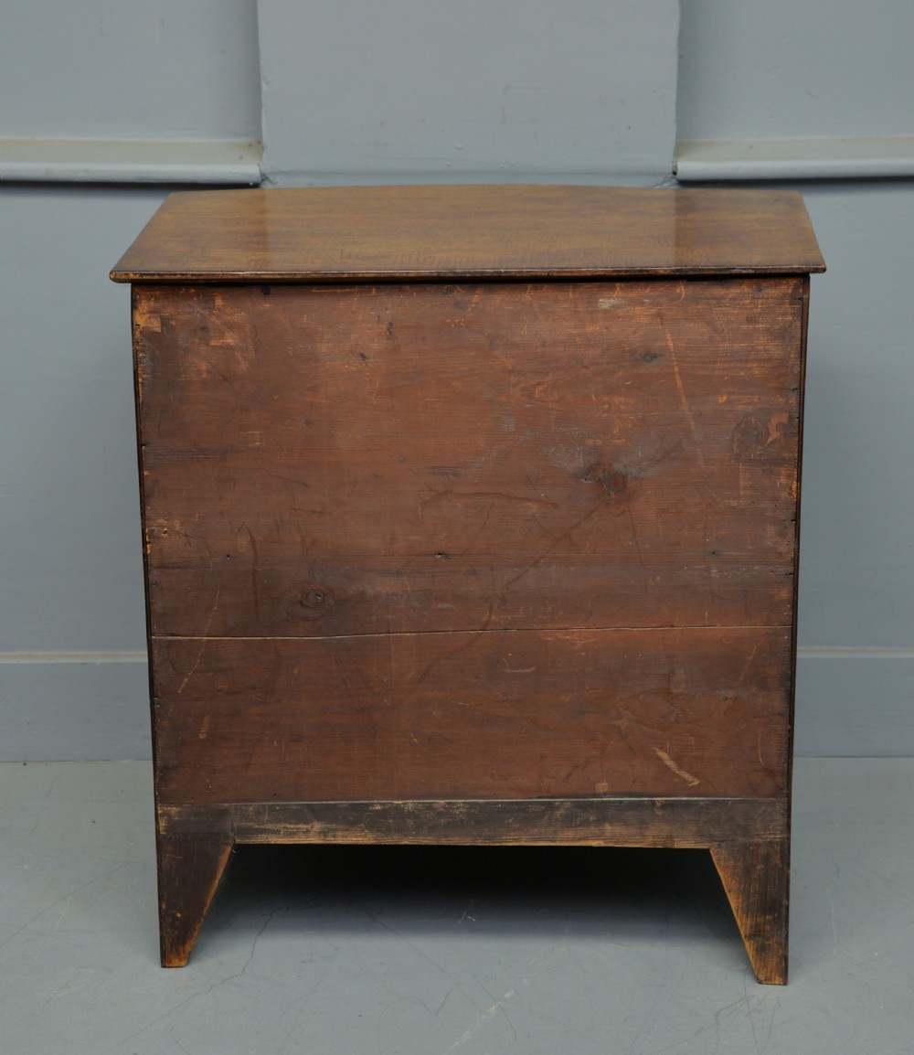 Regency Mahogany Bow-Front Side Cabinet View VII