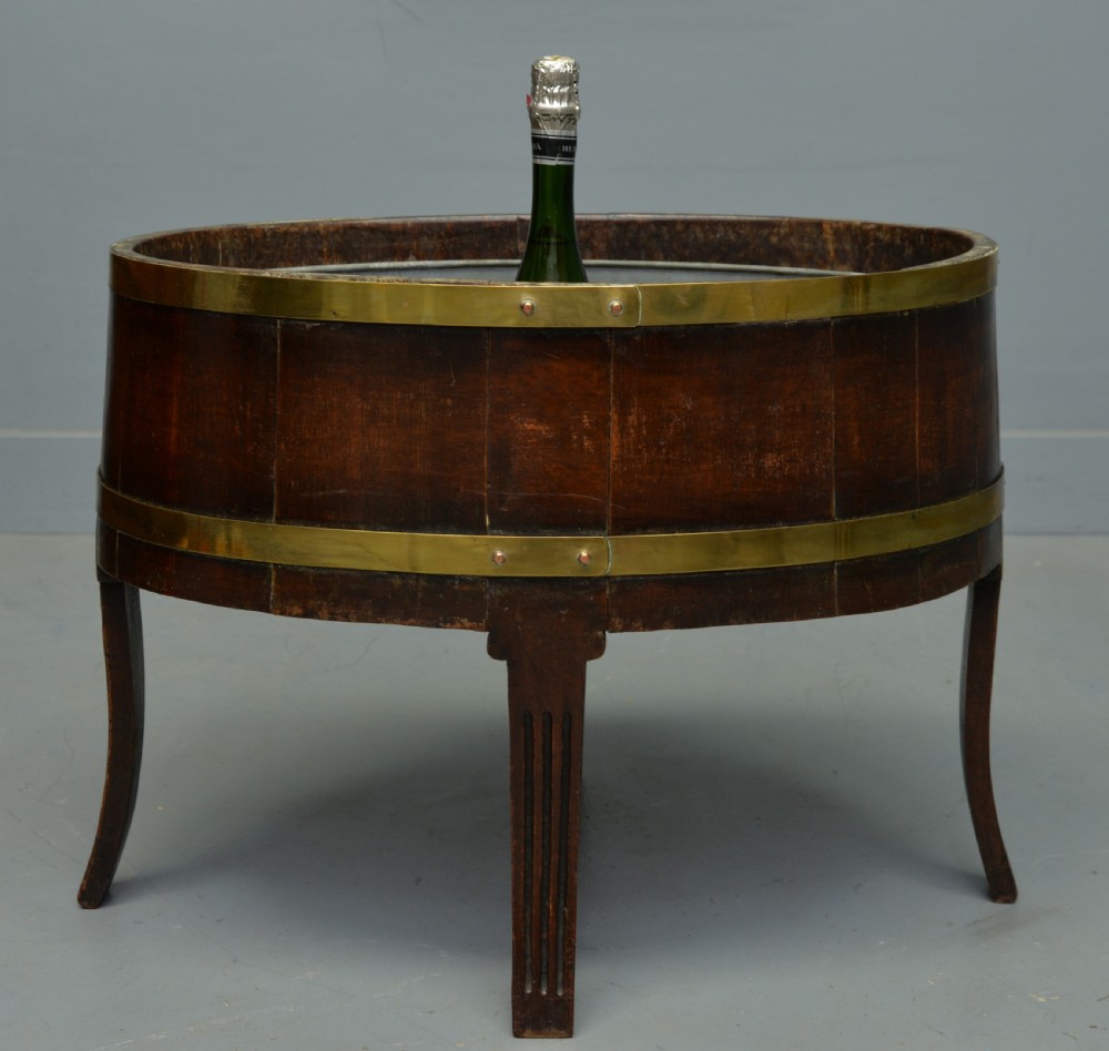 Georgian Revival - Victorian Oak Wine Cooler View II