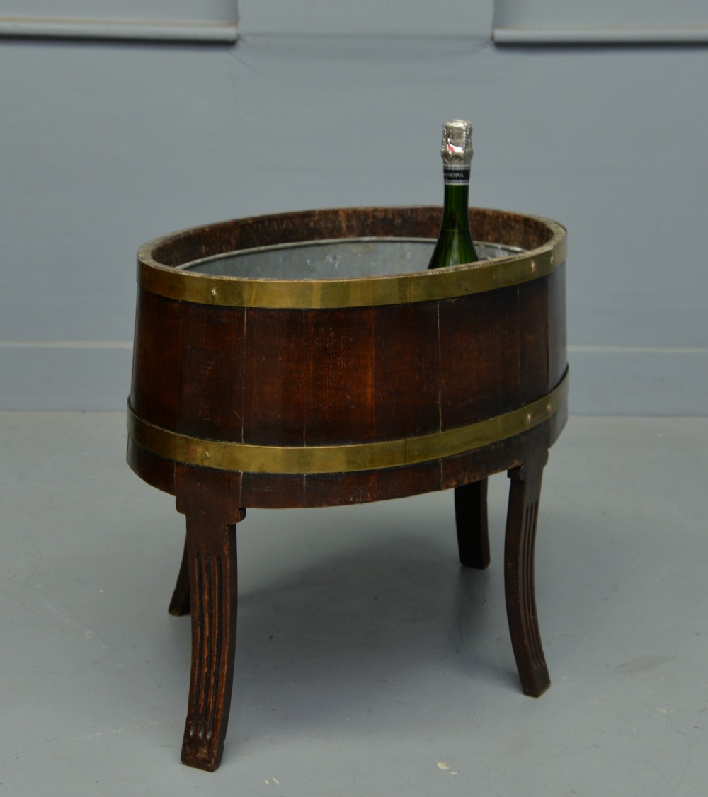 Georgian Revival - Victorian Oak Wine Cooler View V
