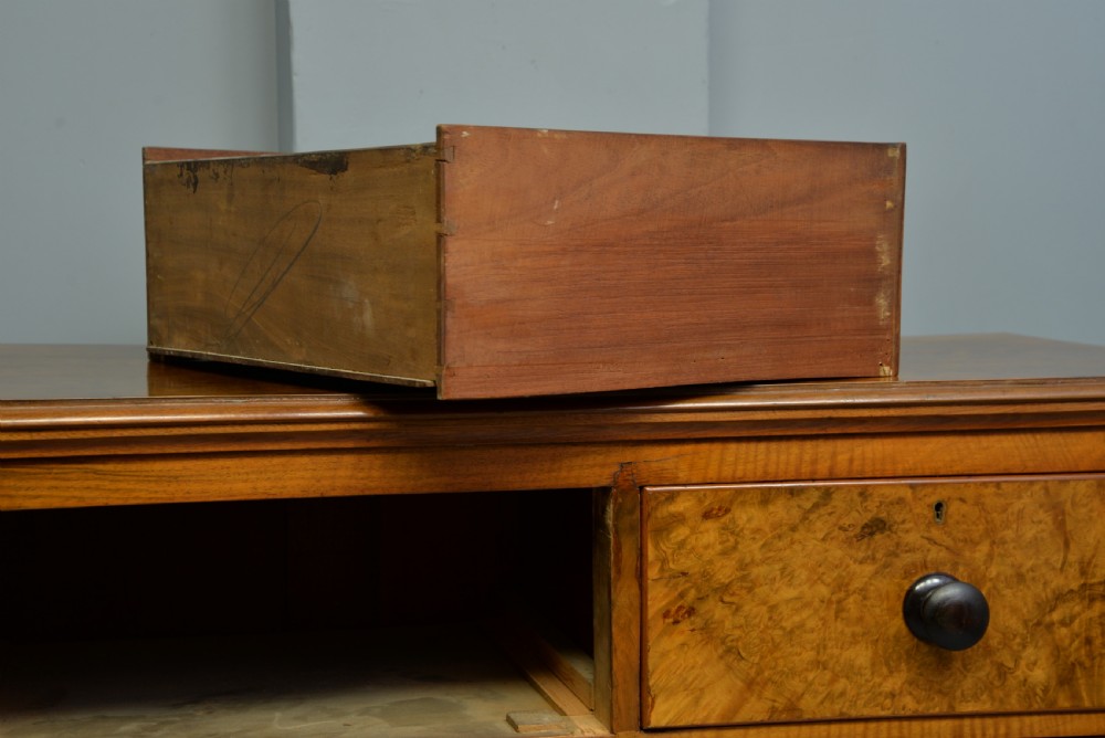 Handsome Victorian Burr-Walnut Chest Of Drawers View X