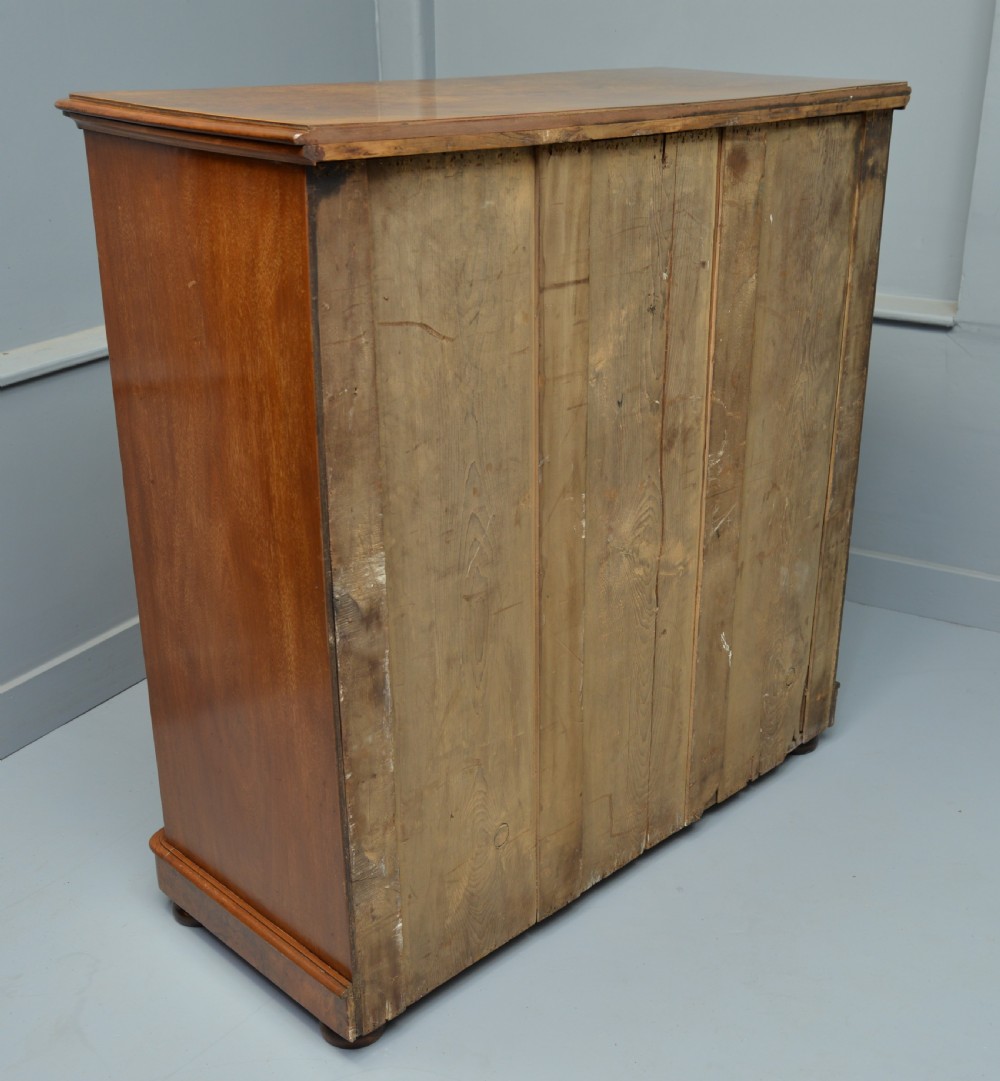 Handsome Victorian Burr-Walnut Chest Of Drawers View XIV