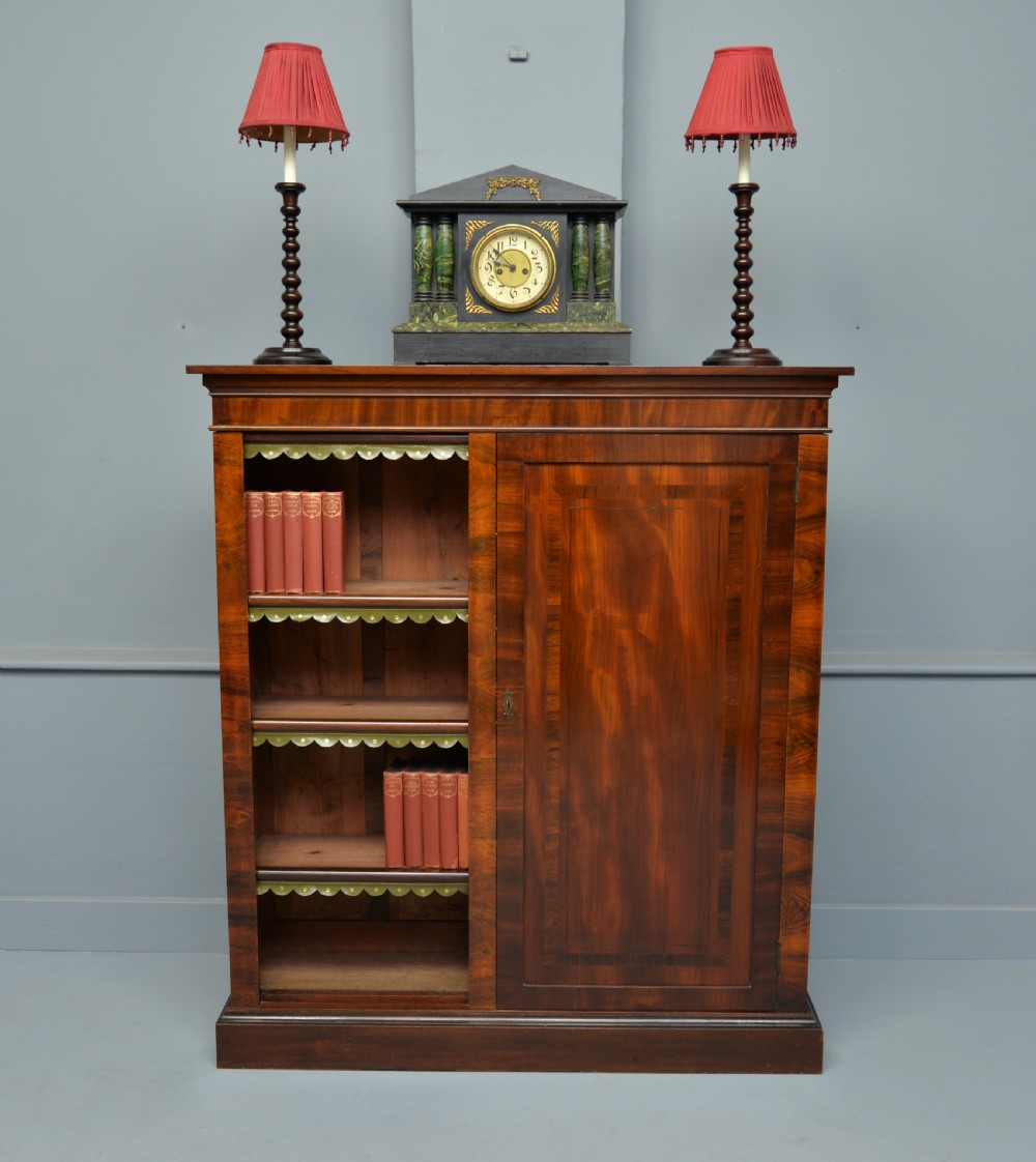Elegant Victorian Mahogany Bookcase View IV