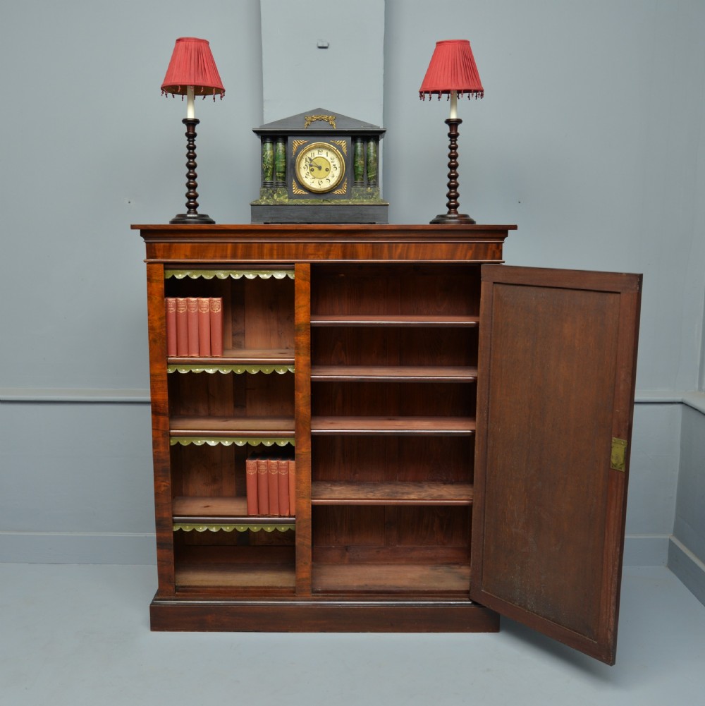 Elegant Victorian Mahogany Bookcase View V