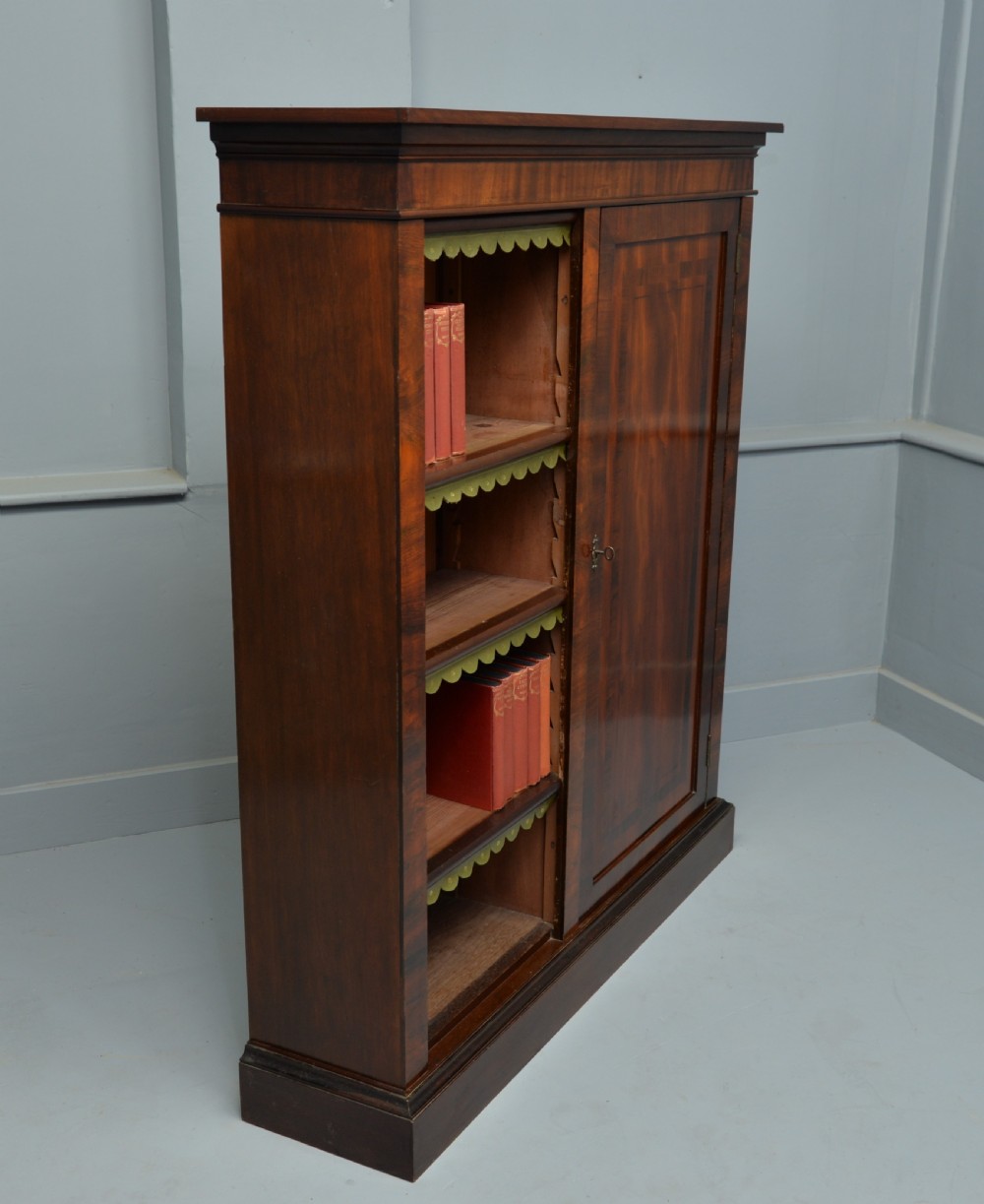 Elegant Victorian Mahogany Bookcase View VI