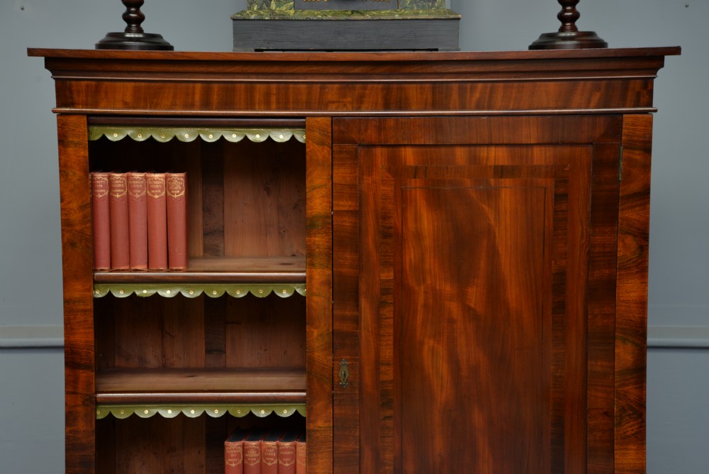 Elegant Victorian Mahogany Bookcase View II