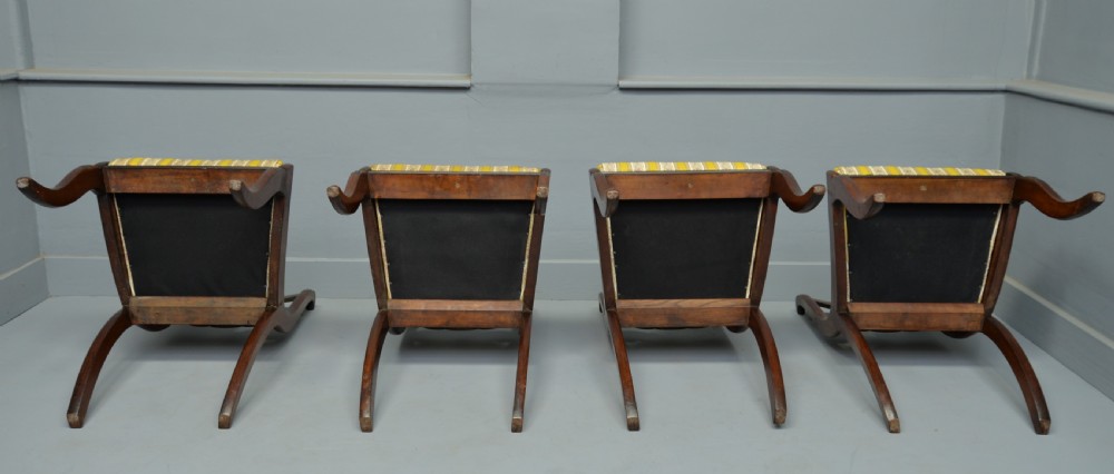 Regency Set Of Four Mahogany Dining Chairs View X