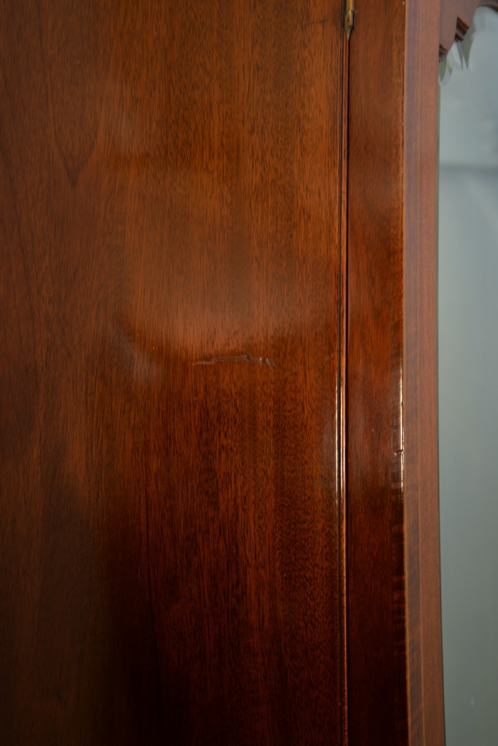 Edwardian Mahogany Wardrobe-Linen Press By Jas Shoolbred & Co View XI