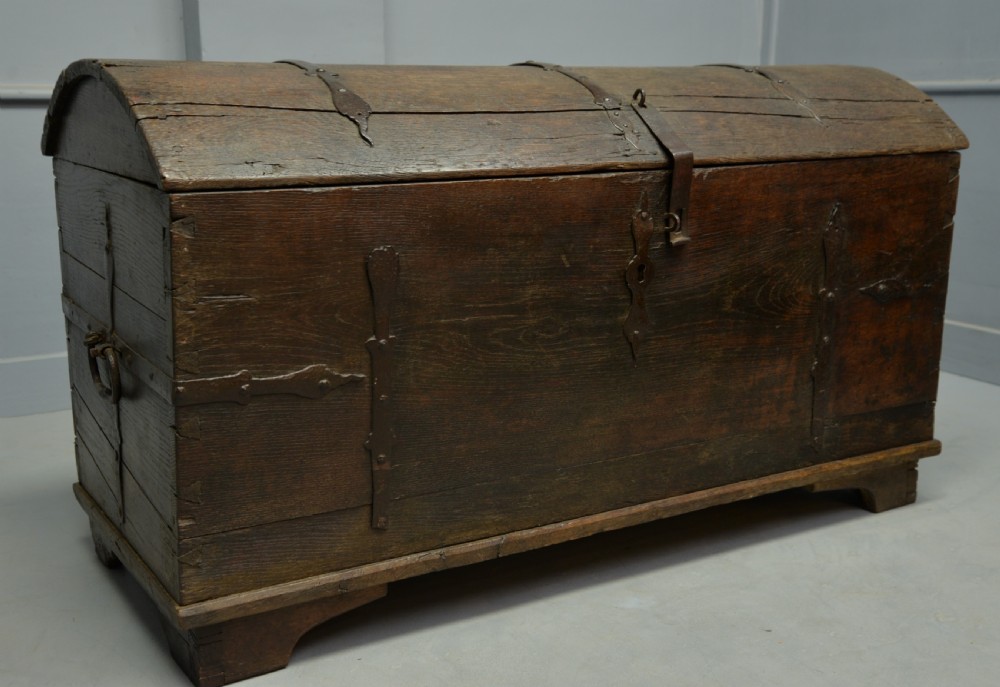 18th Century Oak Seaman`s Chest-Treasure Chest !