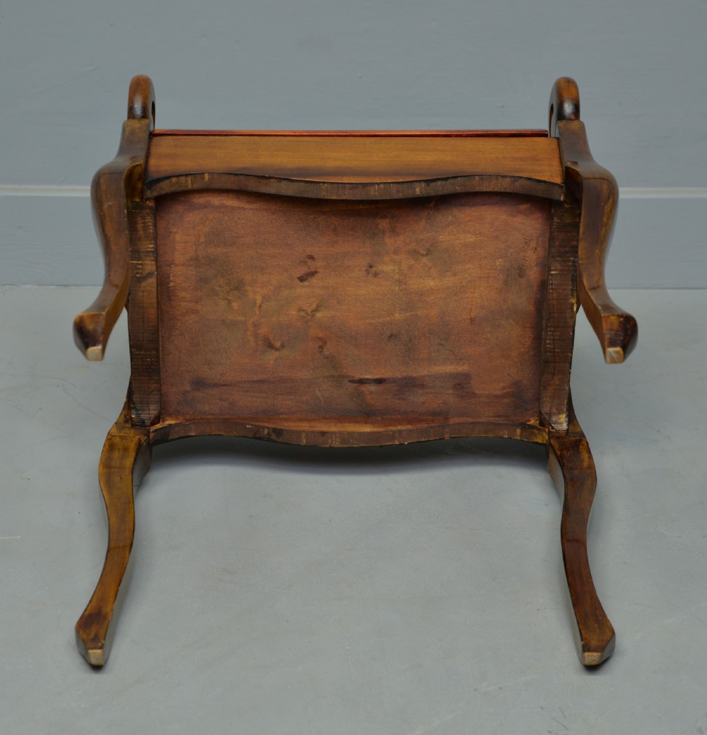 Pretty Edwardian Beech Piano Stool View VIII