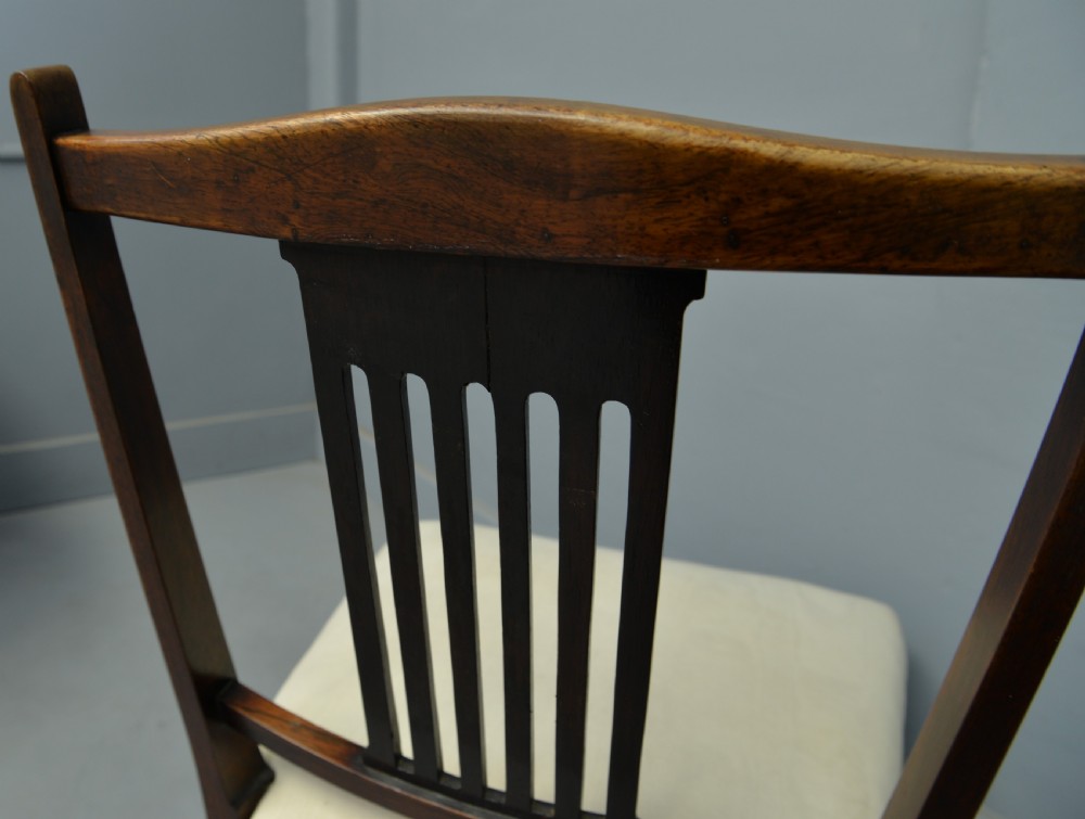 Pretty Edwardian Inlaid Rosewood Nursing / Bedroom Chair View IX