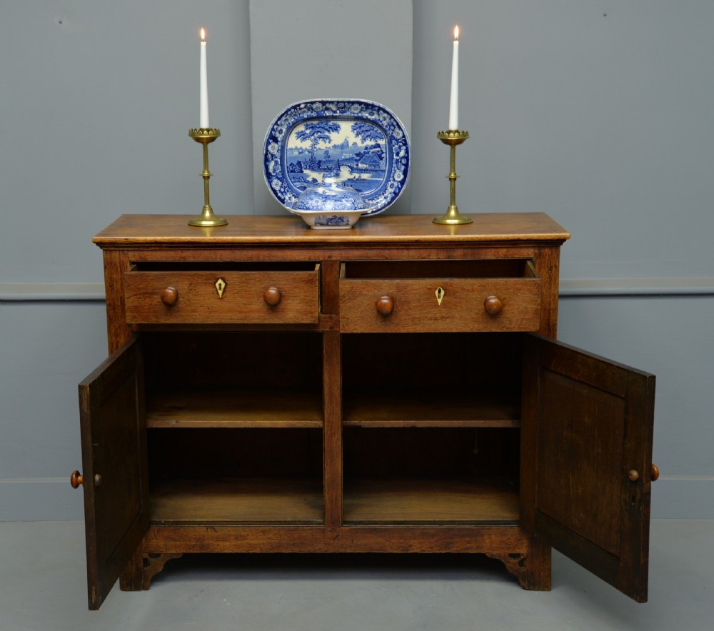 Georgian Oak Sideboard Dresser View II