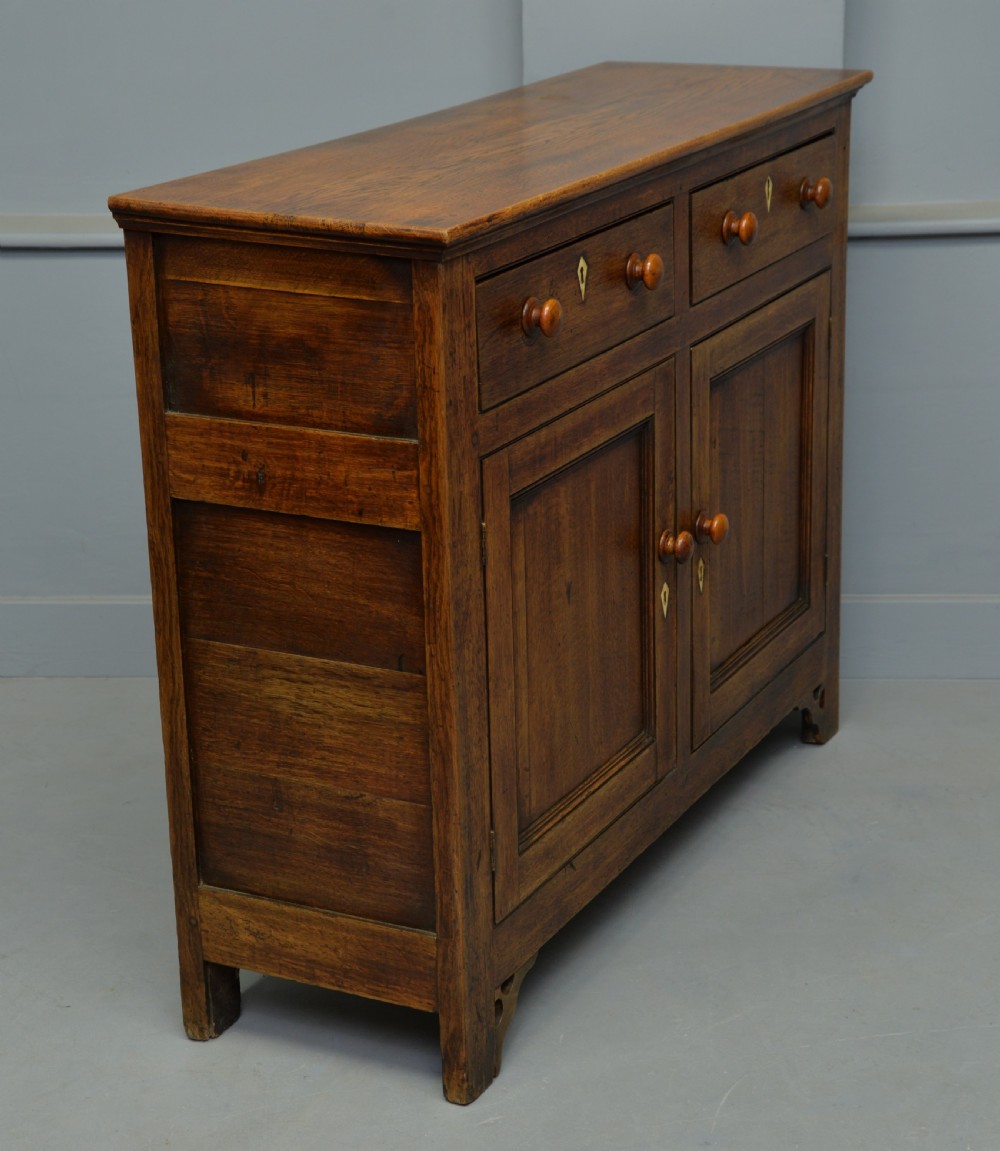 Georgian Oak Sideboard Dresser View V