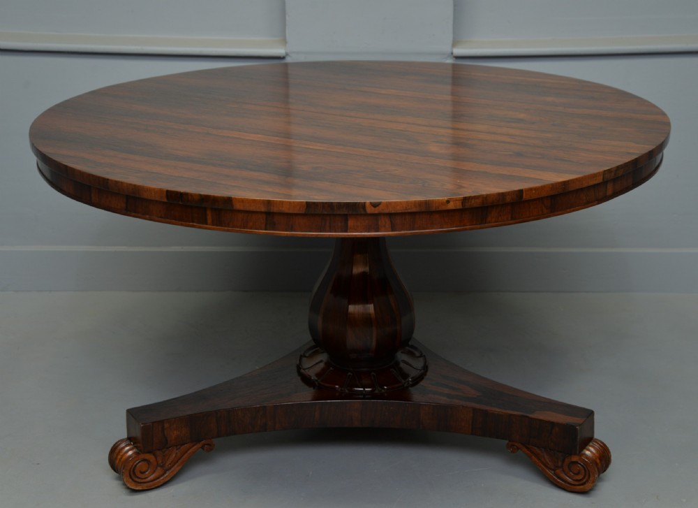 William IV Rosewood Breakfast Dining Table