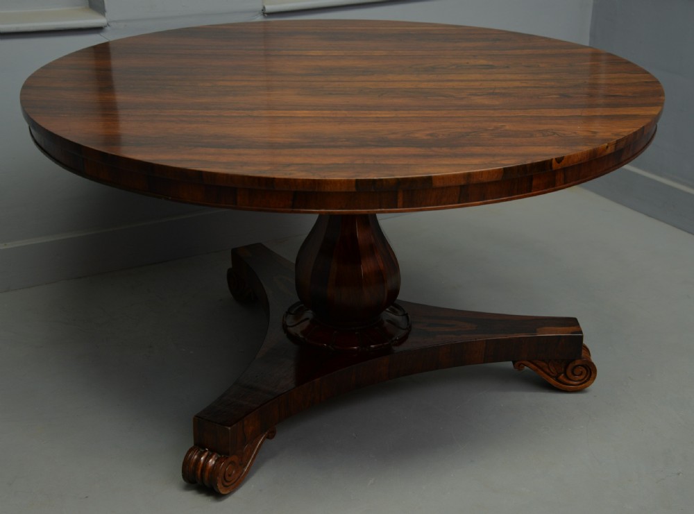 William IV Rosewood Breakfast Dining Table View III