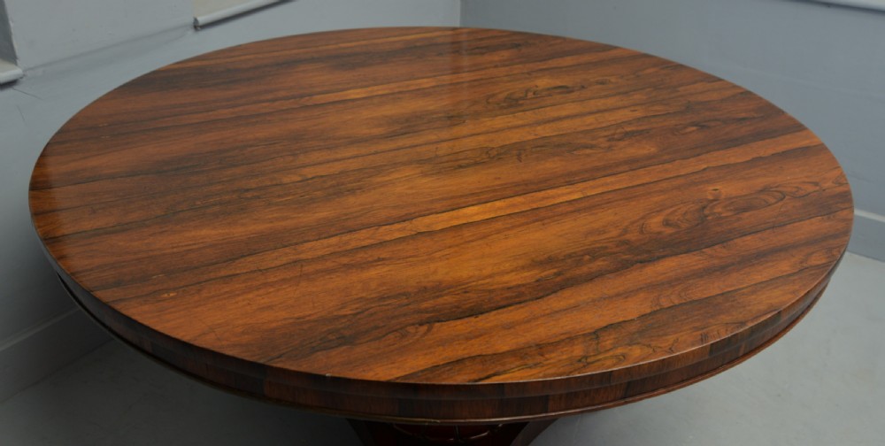 William IV Rosewood Breakfast Dining Table View IV