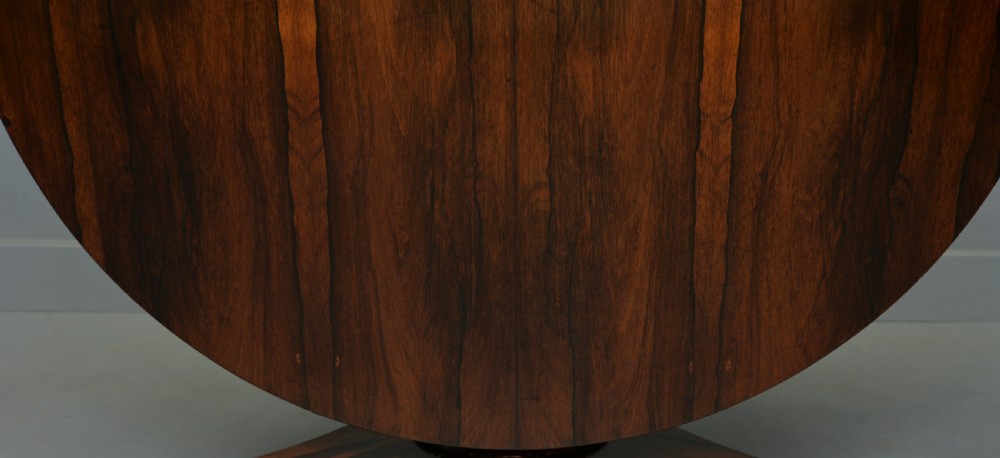 William IV Rosewood Breakfast Dining Table View XIII