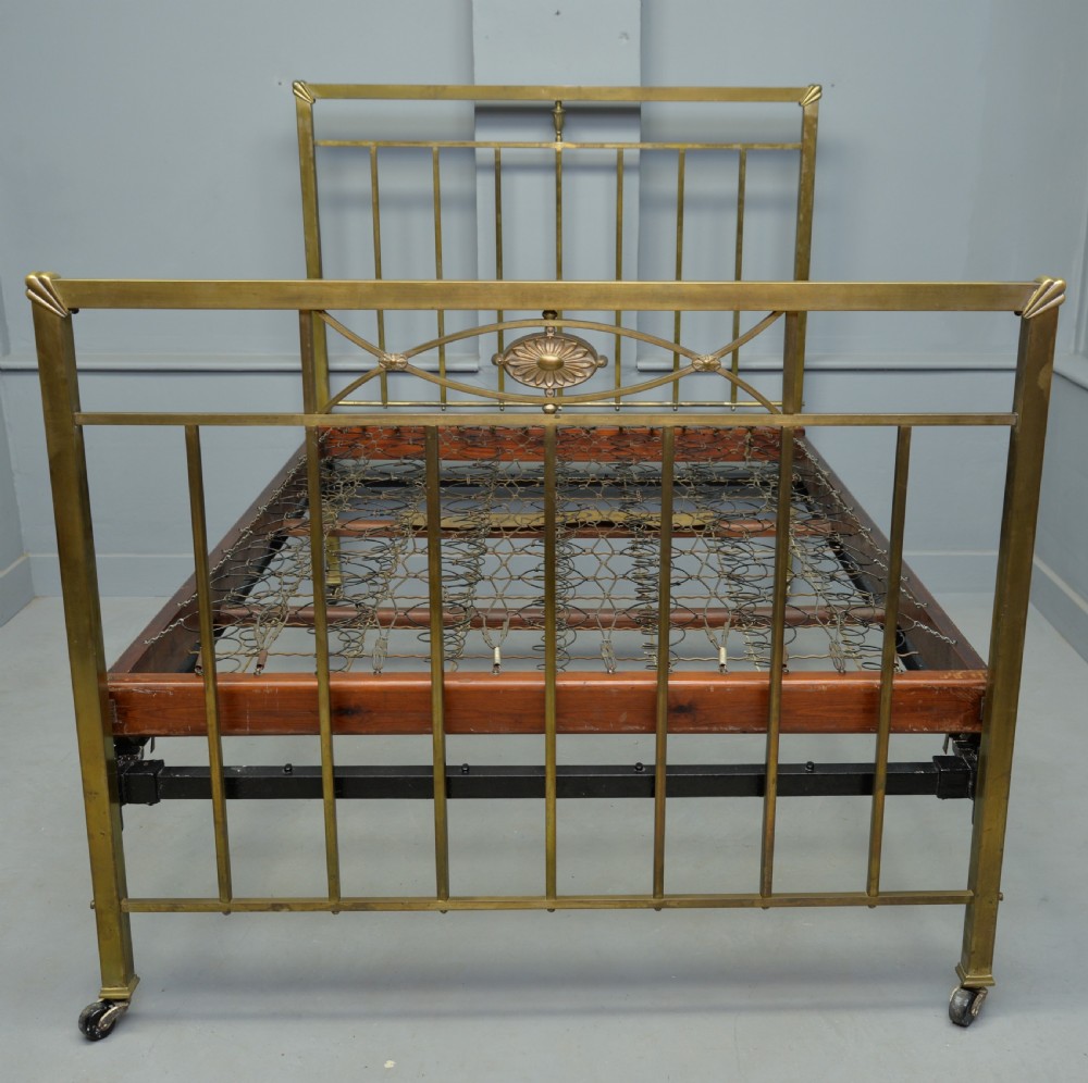1920s Staples & Co All Brass Double Bed- Completely Original View II
