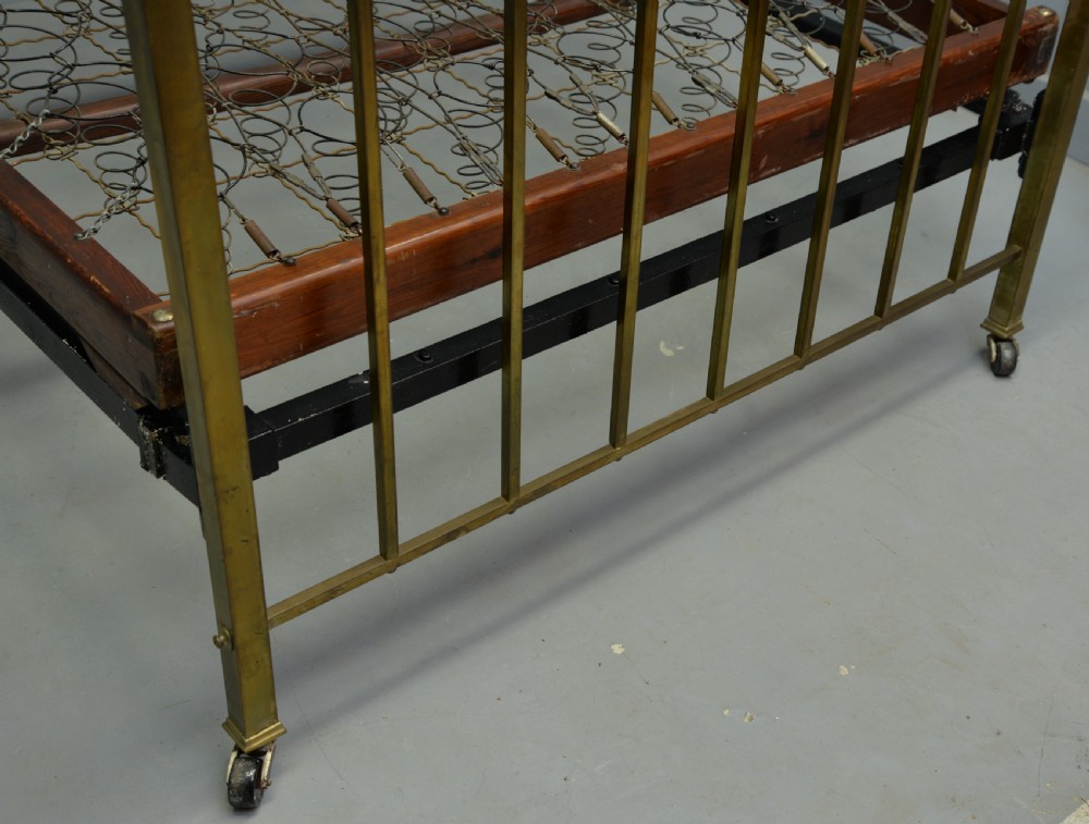 1920s Staples & Co All Brass Double Bed- Completely Original View V