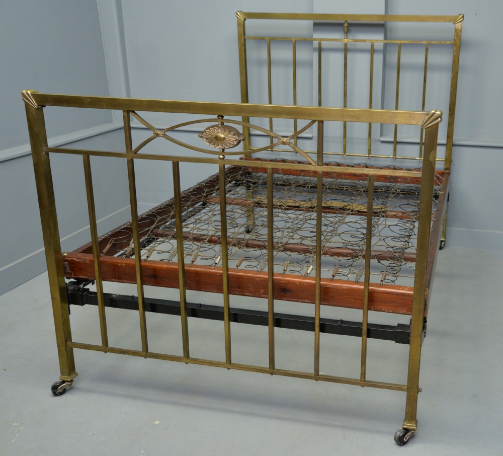 1920s Staples & Co All Brass Double Bed- Completely Original View IX