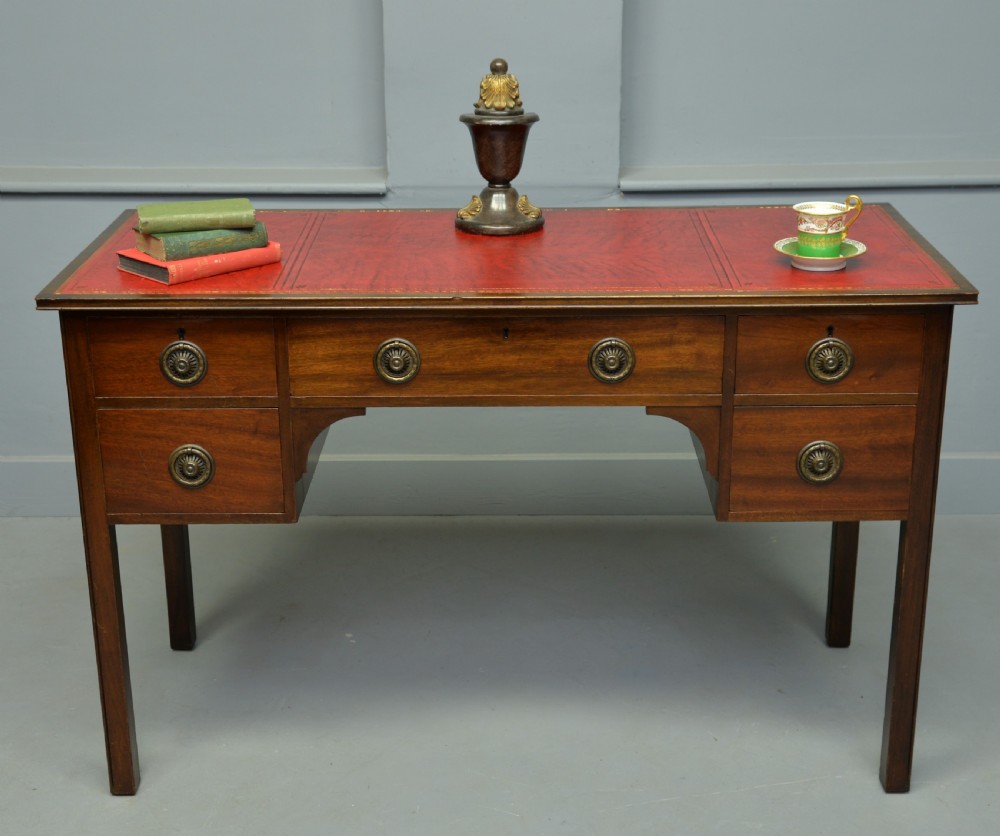 Edwardian Waring & Gillows Mahogany Desk Writing Table
