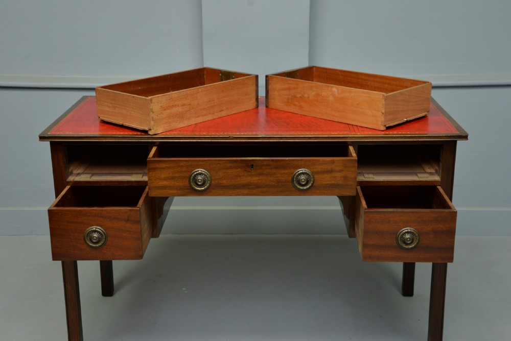 Edwardian Waring & Gillows Mahogany Desk Writing Table View III