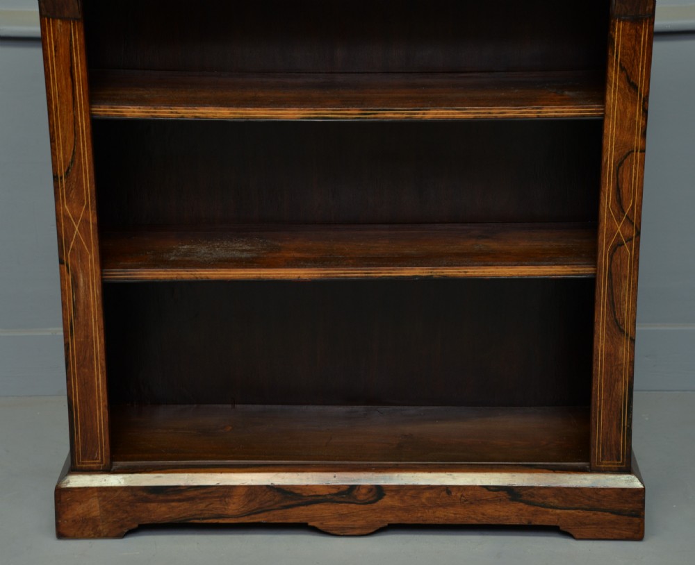 Victorian Rosewood Open Bookcase View III