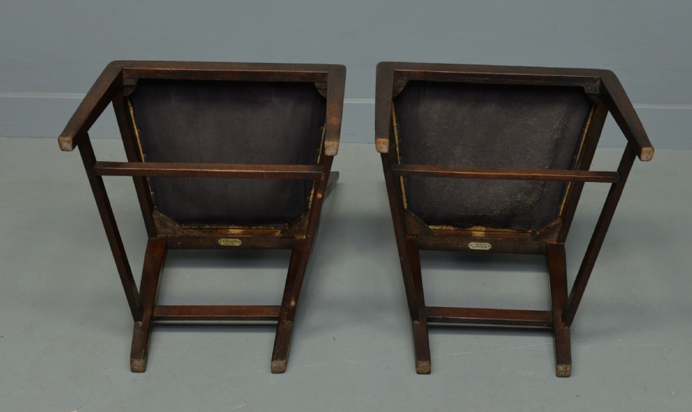 Pair Of Georgian Hepplewhite Shield-Back Mahogany Chairs View X