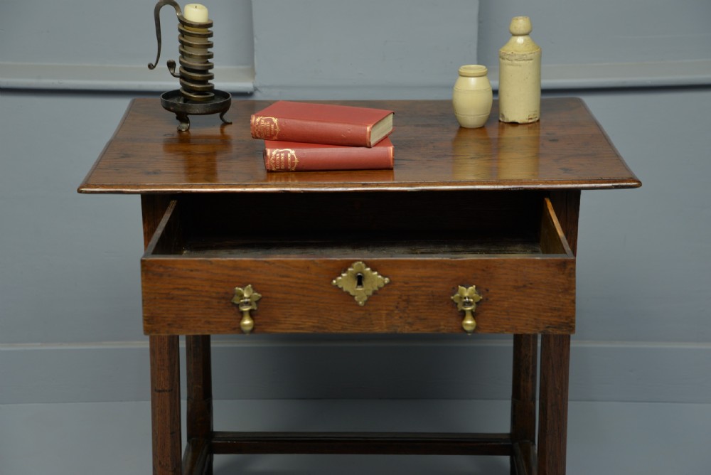 Early 18th Century Oak Side Table View III
