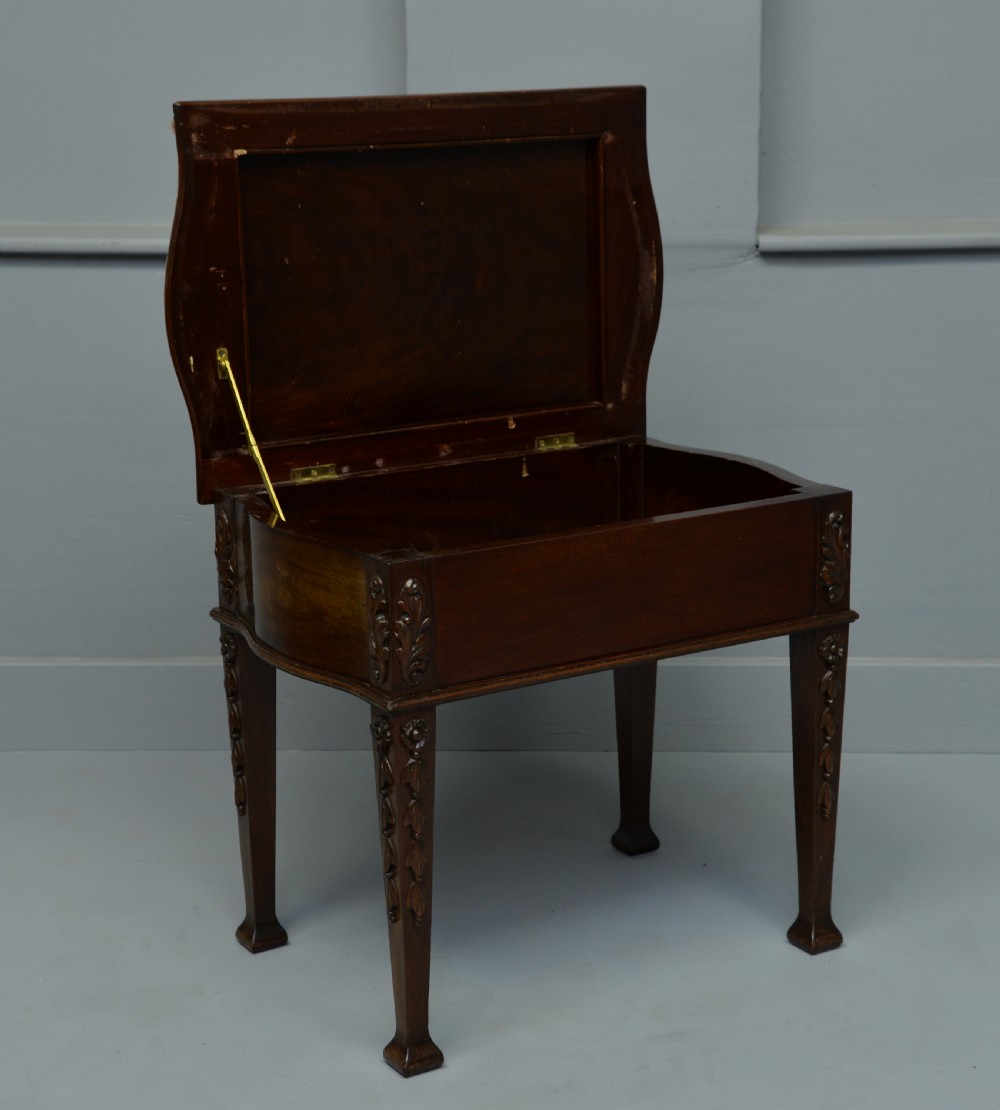 Elegant Edwardian Mahogany Stool View VII