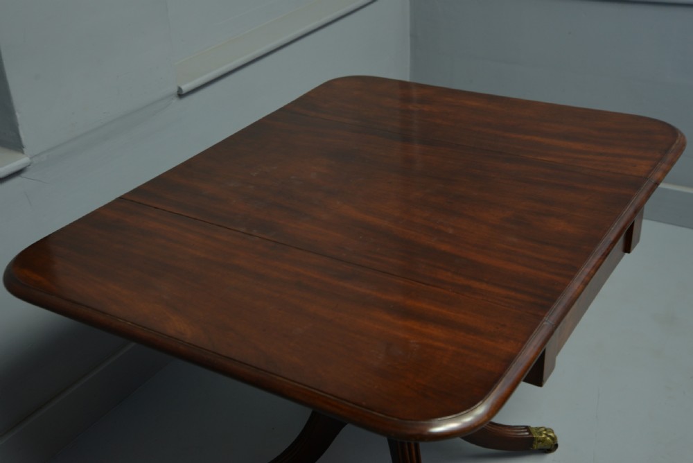 Regency Mahogany Drop-Leaf Table View IV