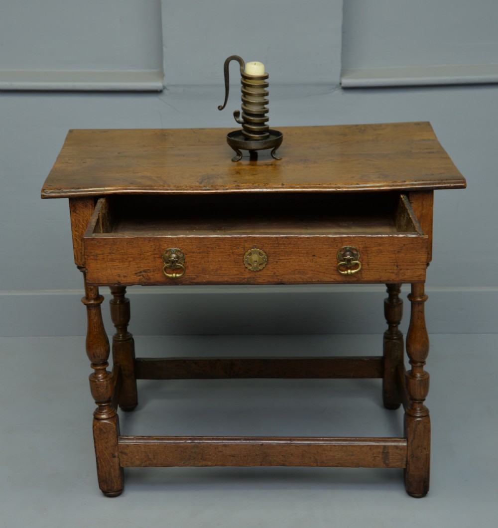Early 18th Century Oak Side Table View II