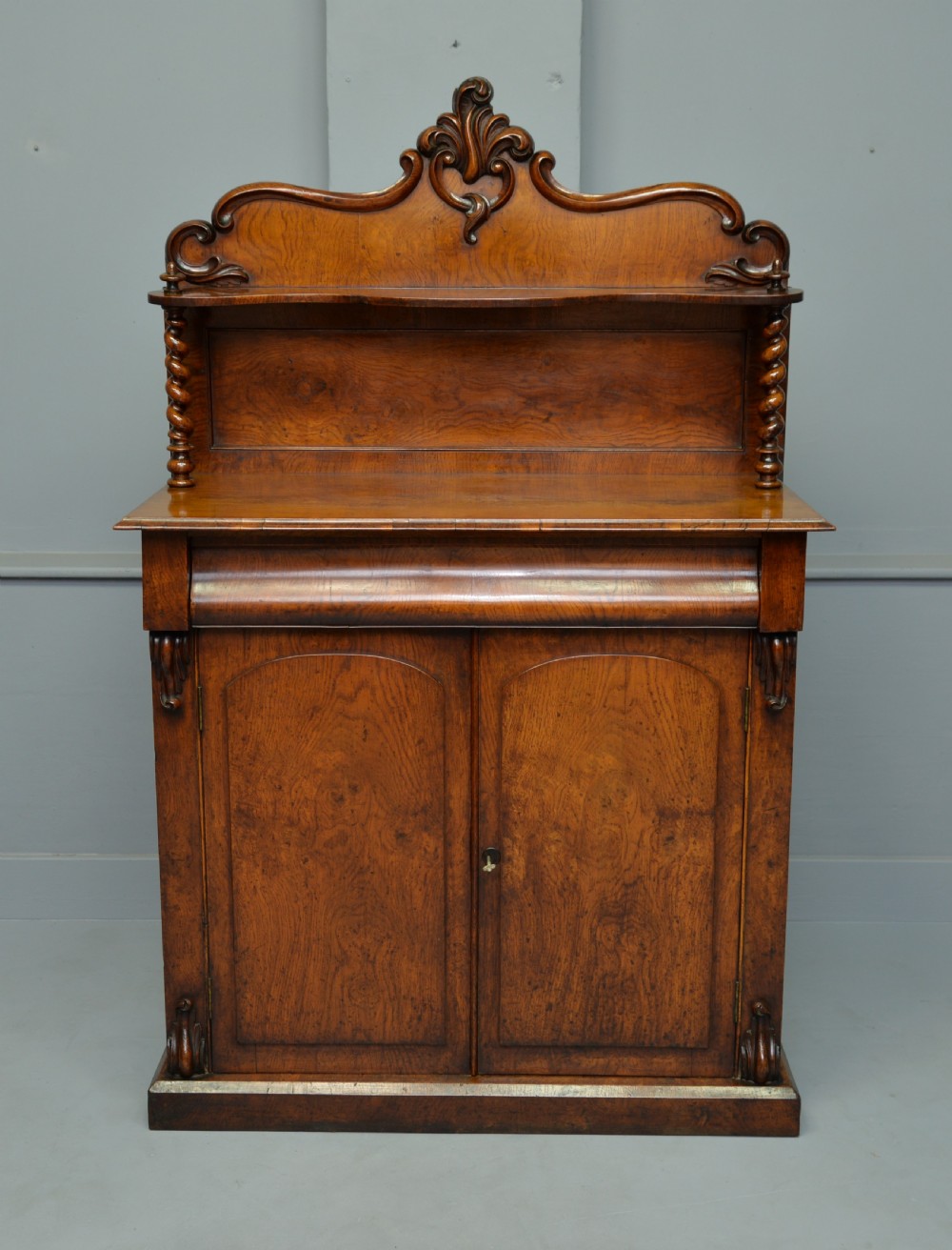 Elegant Victorian Walnut Chiffonier View II