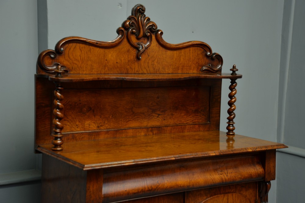 Elegant Victorian Walnut Chiffonier View VII