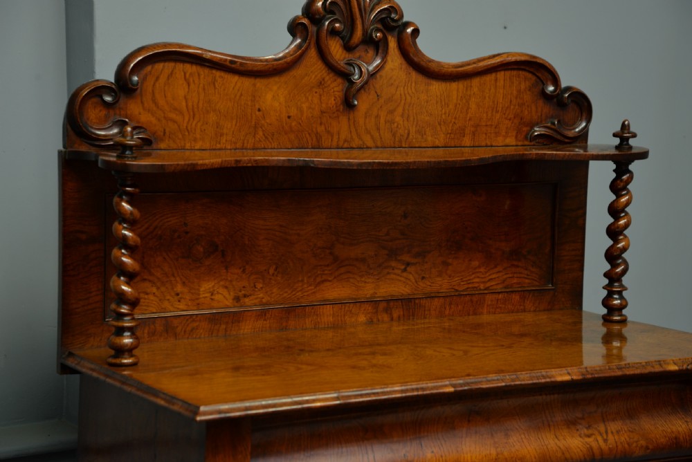 Elegant Victorian Walnut Chiffonier View VIII