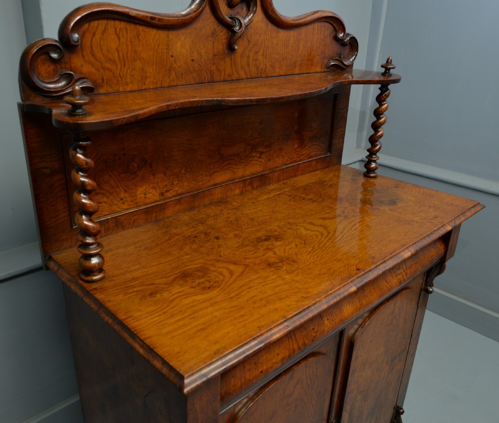 Elegant Victorian Walnut Chiffonier View XI