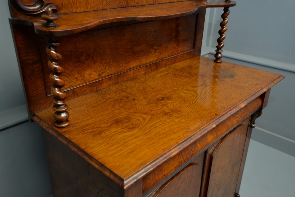 Elegant Victorian Walnut Chiffonier View XII