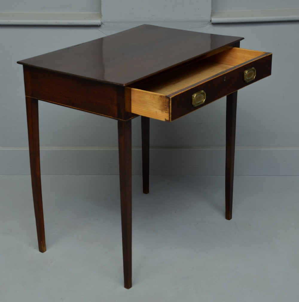 Elegant George III Mahogany Side Table View V
