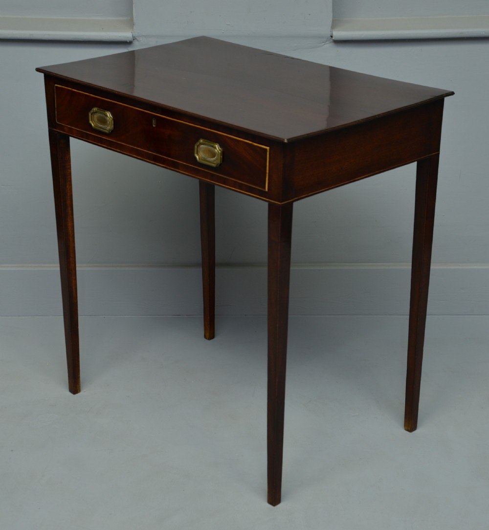 Elegant George III Mahogany Side Table View VI