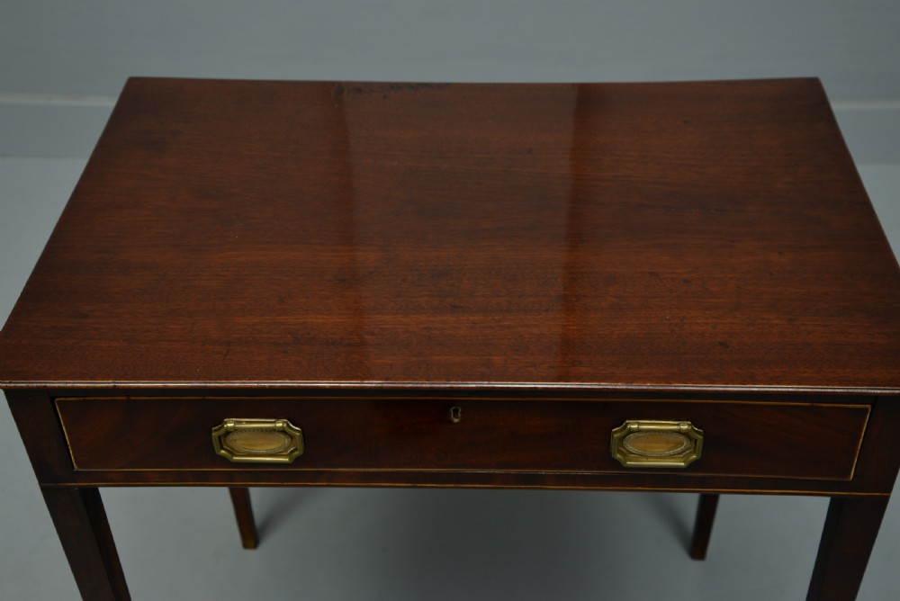 Elegant George III Mahogany Side Table View VIII