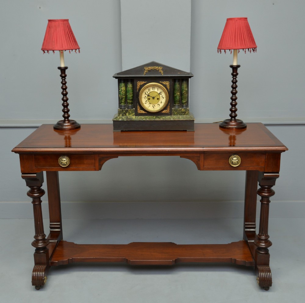 Victorian Mahogany Hall Table / Writing table