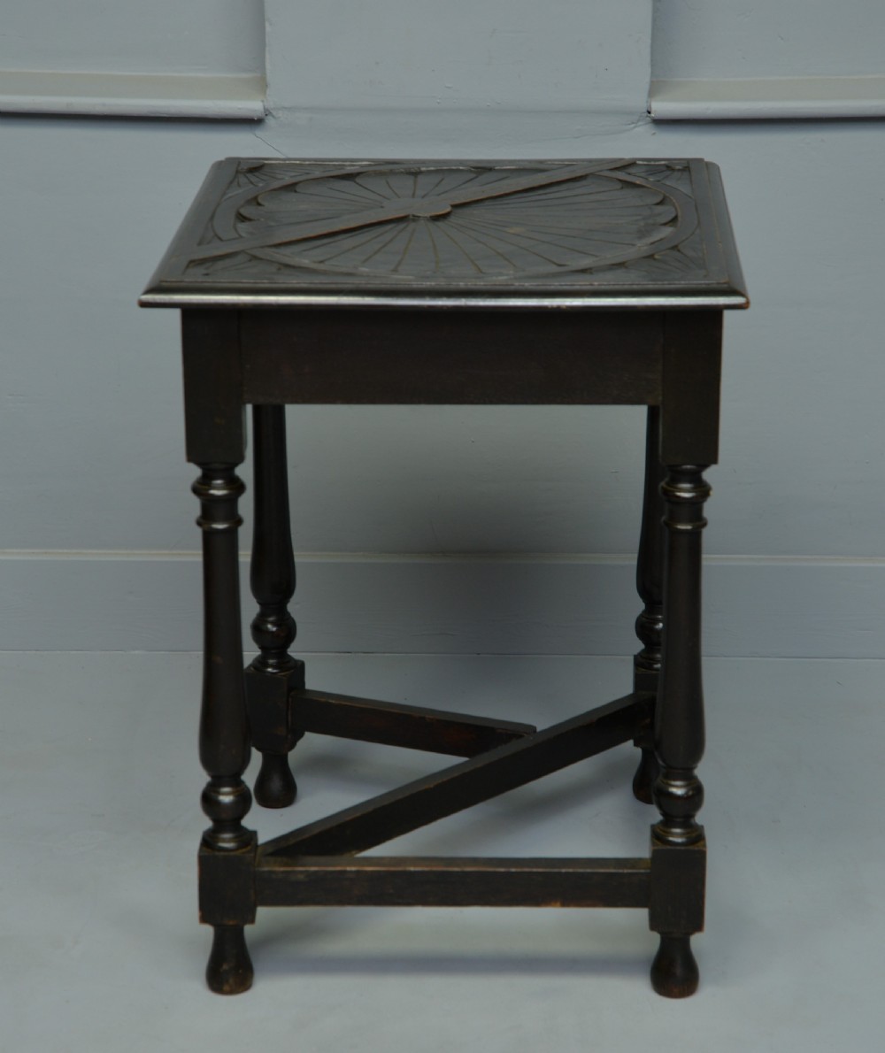 Charming Victorian Oak Gate-Leg Occasional Side-Table View IV